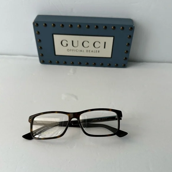 💯 - New Authentic Gucci Men's GG0692O Eyeglasses Full Rim Rectangular Optica…